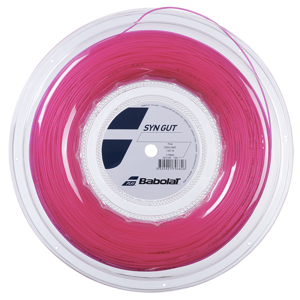thumbnail image 2 of Amber Synthetic Gut Tennis Racquet Strings, 17 Gauge, 5 Sets 2 of 6